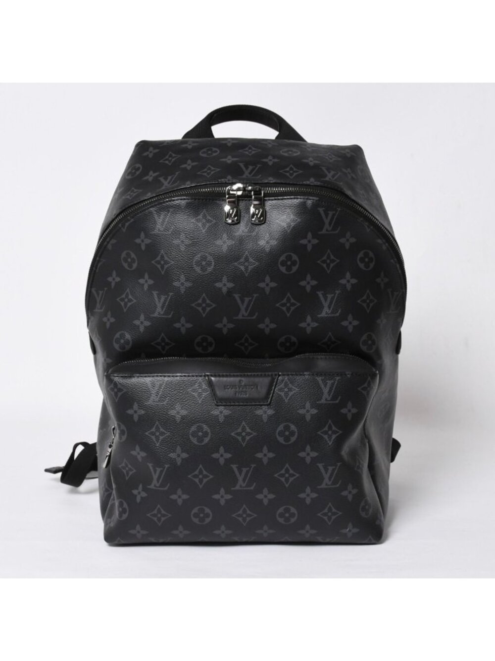 Louis Vuitton Backpack Discovery PM Black Silver Monogram Eclipse
